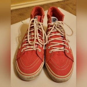 Vans Hi Top Hello Kitty Pink Sneakers